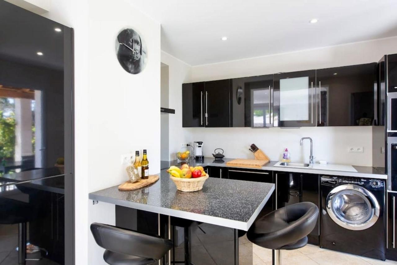 Côte d'Azur, Villa New Gold Dream with heated&privat pool, sea view Le Rouret Exterior foto
