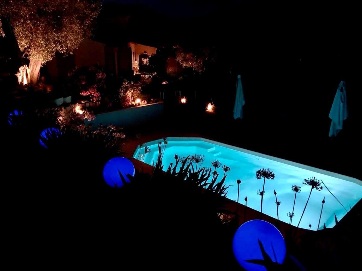 Côte d'Azur, Villa New Gold Dream with heated&privat pool, sea view Le Rouret Exterior foto